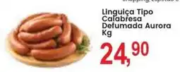 Federzoni Supermercados Linguiça Tipo Calabresa Defumada Aurora oferta