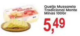 Federzoni Supermercados Queijo Mussarela Tradicional Monte Minas oferta