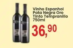 Federzoni Supermercados Vinho Espanhol Pata Negra Oro Tinto Tempranillo oferta