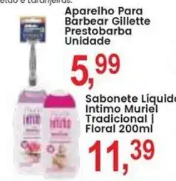 Federzoni Supermercados Aparelho Para Barbear Gillette Prestobarba oferta