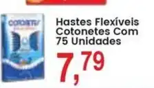 Federzoni Supermercados Hastes Flexíveis Cotonetes Com oferta