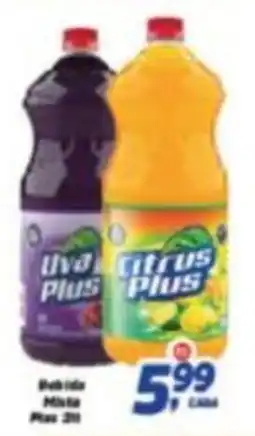 Supermercados Campeão bebida mista plus 2l oferta