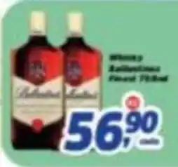 Supermercados Campeão Whisky Ballantine's oferta