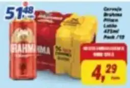 Supermercados Campeão Cerveja Brahma Pilsen Latão oferta