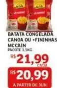 Assaí Atacadista Mccain - batata congelada canoa ou fininhas oferta