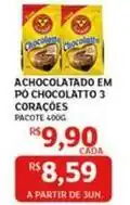 Assaí Atacadista 3 corações - achocolatado em po chocolatto oferta