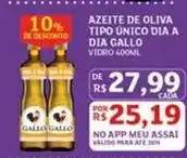Assaí Atacadista Gallo - azeite de oliva tipo unico dia a dia oferta