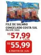 Assaí Atacadista Costa sul - filé de salmão congelado sul oferta