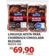 Assaí Atacadista Rezende - linguica mista para churrasco congelada oferta