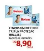 Assaí Atacadista Huggies - lenços umedecidos tripla proteção oferta