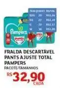 Assaí Atacadista Pampers - fralda descartável pants ajuste total oferta