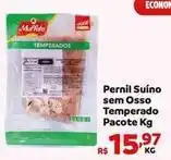 Max Atacadista Pacote - pernil suíno sem osso temperado oferta