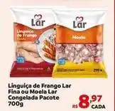 Max Atacadista Lar - linguiça de frango fina ou moela congelada pacote oferta