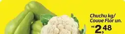 Fort Atacadista Flor - chuchu kg/ couve un oferta