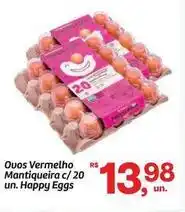 Fort Atacadista Mantiqueira - ovos vermelho mantiqueira c/20 un. happy eggs oferta