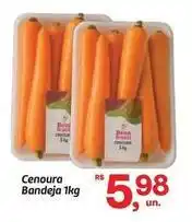 Fort Atacadista Cenoura bandeja oferta