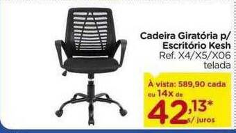 Carrefour Cadeira Giratória P Escritorio Kesh oferta