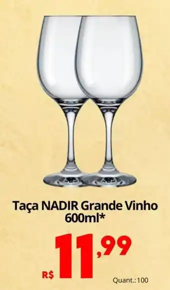 Althoff Supermercados Taça nadir grande vinho oferta
