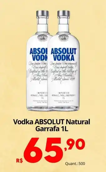 Althoff Supermercados Vodka absolut natural oferta