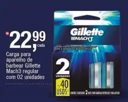 Frangolândia Carga para aparelho de barbear Gillette Mach3 regular oferta