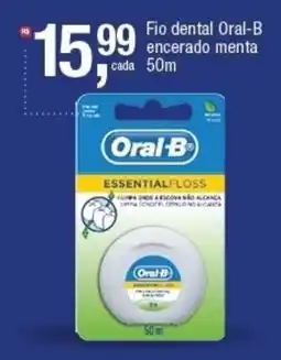 Frangolândia Fio dental Oral-B encerado menta oferta