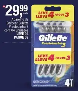Frangolândia Aparelho de Barbear Gillette Prestobarba 3 oferta