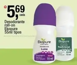Frangolândia Desodorante roll-on Ekopure 55ml tipos oferta