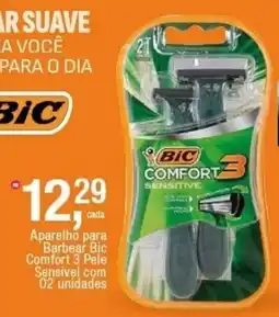 Frangolândia Aparelho para Barbear Bic Comfort 3 Pele Sensível oferta