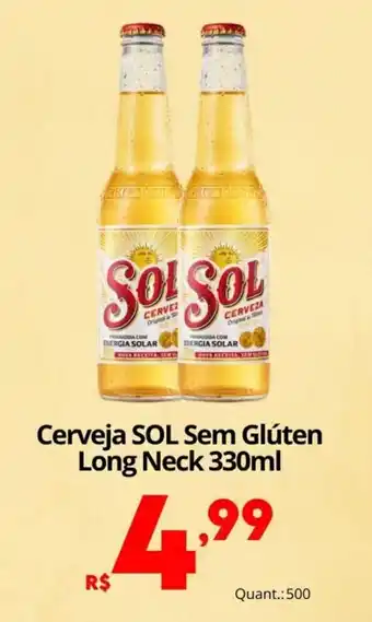 Althoff Supermercados Cerveja sol sem glúten long neck oferta
