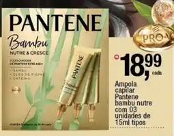 Frangolândia Pantene bambu nutre & cresce oferta