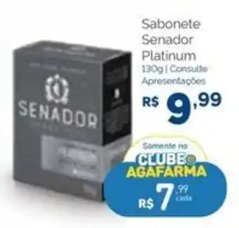 Sabonete senador platinum