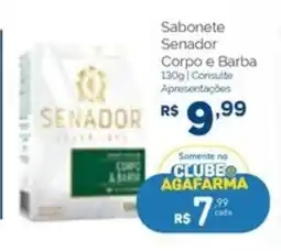 Agafarma Sabonete senador corpo e barba oferta