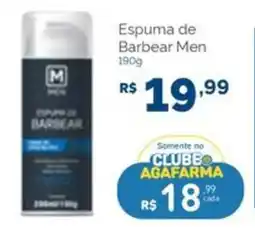Agafarma Espuma de Barbear Men oferta