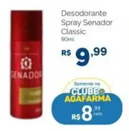 Agafarma Desodorante spray senador classic oferta