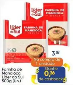 Imec Supermercados Farinha de Mandioca Lider do Sul oferta