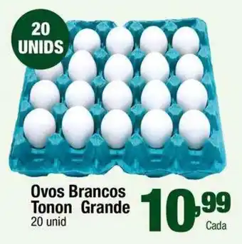 Santo Supermercados Ovos Brancos Tonon Grande oferta