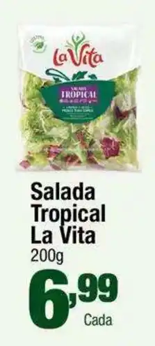 Santo Supermercados Salada Tropical La Vita oferta
