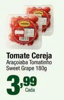 Santo Supermercados Tomate Cereja Araçoiaba Tomatinho Sweet Grape oferta