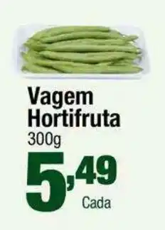 Santo Supermercados Vagem hortifruta oferta