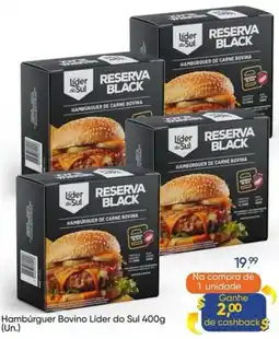 Imec Supermercados Hambúrguer bovino líder do sul reserva black oferta