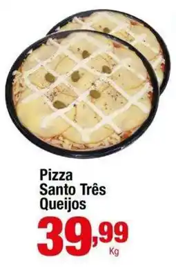 Santo Supermercados Pizza Santo Três Queijos oferta