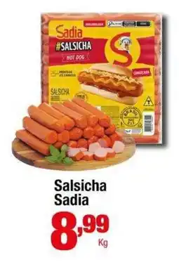 Santo Supermercados Salsicha Sadia oferta