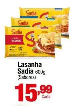 Santo Supermercados Lasanha Sadia oferta