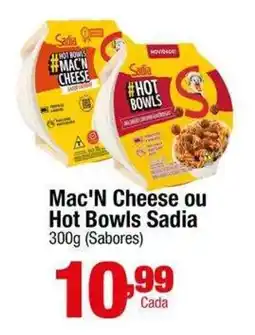 Santo Supermercados Mac'n cheese ou hot bowls sadia oferta