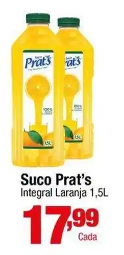 Santo Supermercados Suco Prat's Integral Laranja oferta