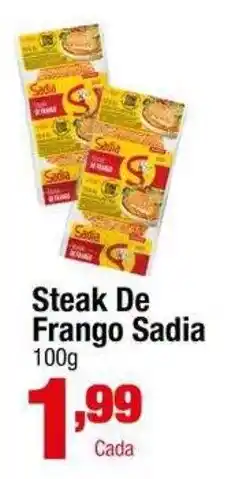 Santo Supermercados steak de frango sadia oferta