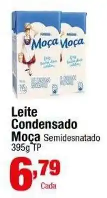 Santo Supermercados Leite Condensado Moça Semidesnatado oferta