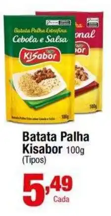 Santo Supermercados Batata Palha Kisabor 100g (Tipos) oferta