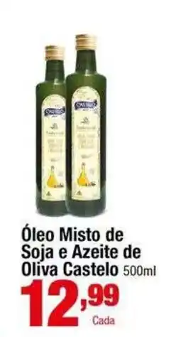 Santo Supermercados Óleo Misto de Soja e Azeite de Oliva Castelo oferta