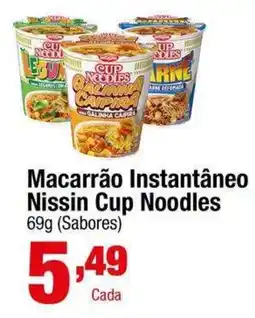 Santo Supermercados Macarrão Instantâneo Nissin Cup Noodles oferta
